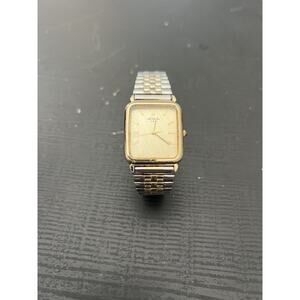 Vintage Watch Acqua Quartz Metal Stretch Band